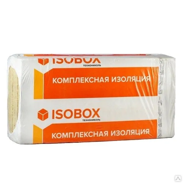 Базальтовая вата ISOBOX Экстралайт 50% компрессия, 33кг/м? (1200x600x50, 12шт)