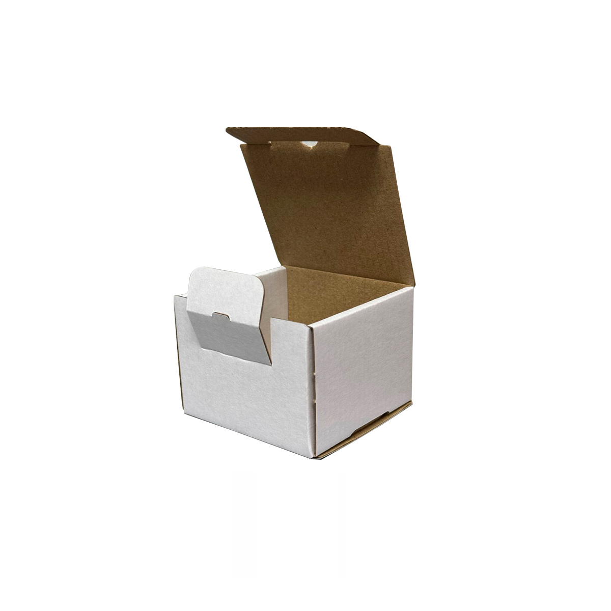 Коробка самосборная 70х70х60 мм Т-11 микрогофрокартон, Белая