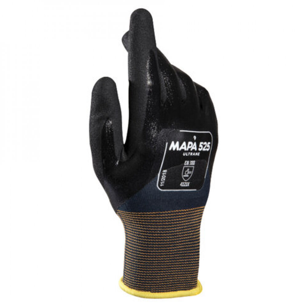 Маслостойкие перчатки MAPA Ultrane 525