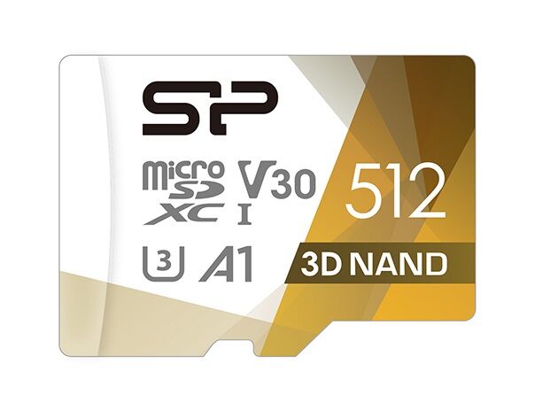 Карта памяти 512GB Silicon Power SP512GBSTXDU3V20AB Superior Pro A1, microSDXC Class 10 UHS-I U3 Colorful 100/80 Mb/s (S
