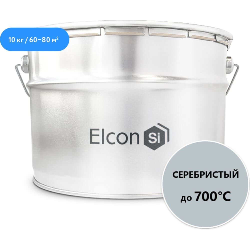 Антикоррозионная термостойкая краска для печей, мангалов, радиаторов, дымоходов Elcon max therm