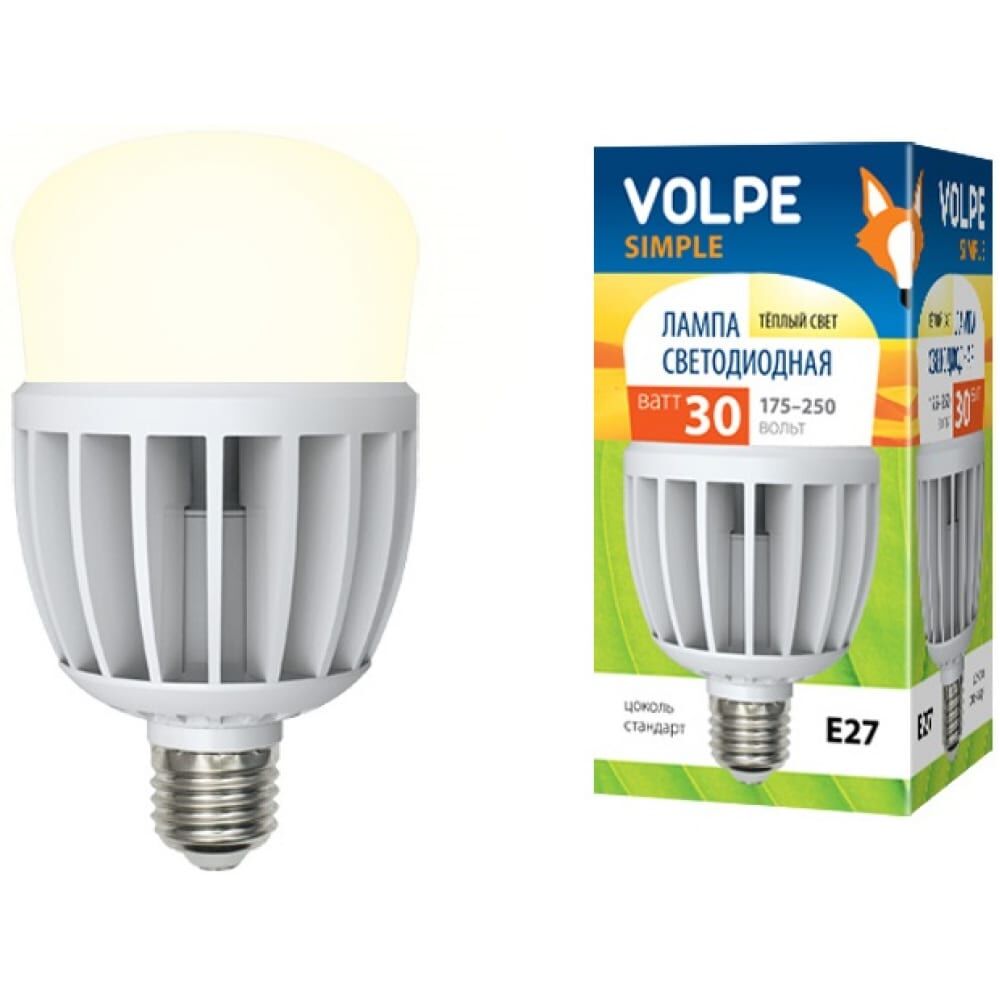Светодиодная лампа Volpe LED-M80-30W/WW/E27/FR/S