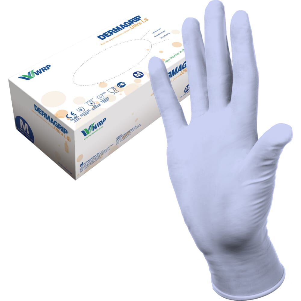 Смотровые перчатки Dermagrip ULTRA LS