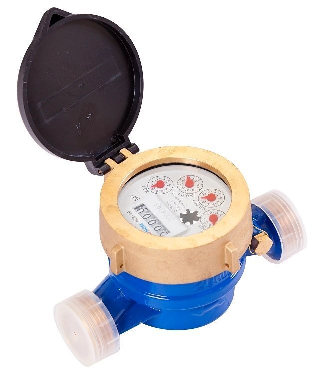 Счетчик воды мокроходный одноструйный ЭКО НОМ МСВО-20 mini +КМЧ