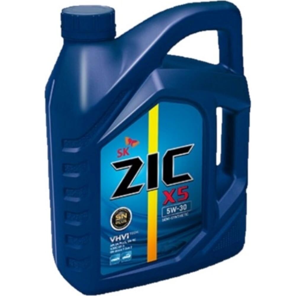 Полусинтетическое масло для легковых авто zic X5 5w30 SN GF-5 GM dexos1