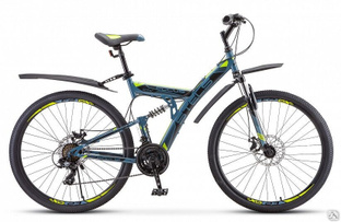 Горный двухподвесной велосипед Stels - Focus MD 27,5" 21-speed V010 , 21 ск., Сталь