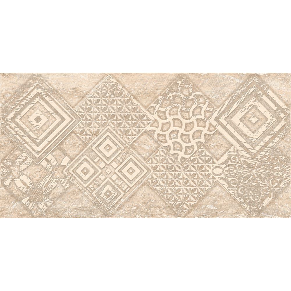 Декор Azori Ceramica ascoli beige geometria, 31.5x63 см