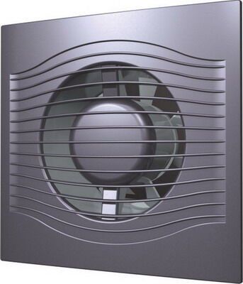 Вентилятор вытяжной с обратным клапаном DiCiTi SLIM 4C Dark gray metal