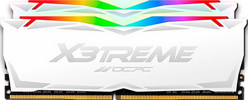 Оперативная память OCPC DDR4 64Gb (2x32Gb) 3200MHz X3 RGB White (MMX3A2K64GD432C16W)