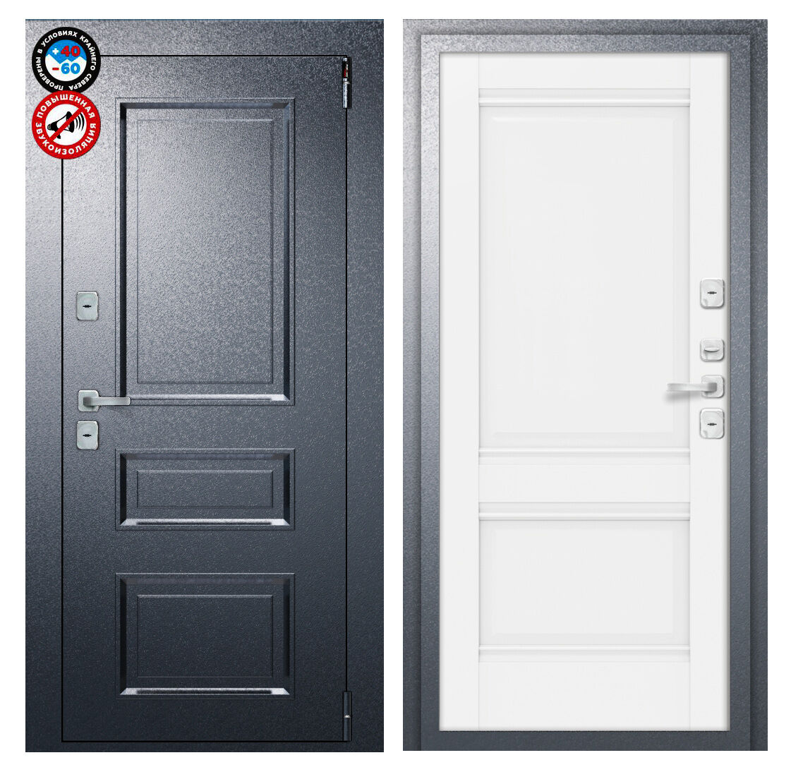 Portika Porta T-4 403/К42 DW Букле графит - Alaska входная дверь с  терморазрывом, цена в Ростове-на-Дону от компании ДВЕРИ161