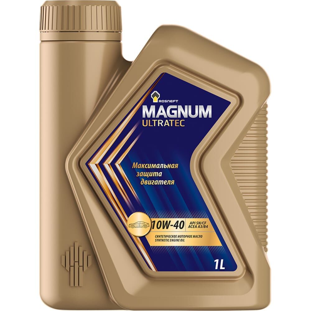 Синтетическое моторное масло Роснефть Magnum Ultratec 10W-40 SN-CF