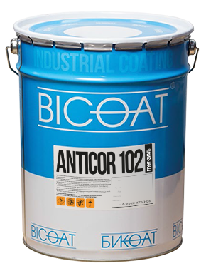 Грунт-эмаль BICOAT Anticor 102 RAL 6005, ведро 25 кг