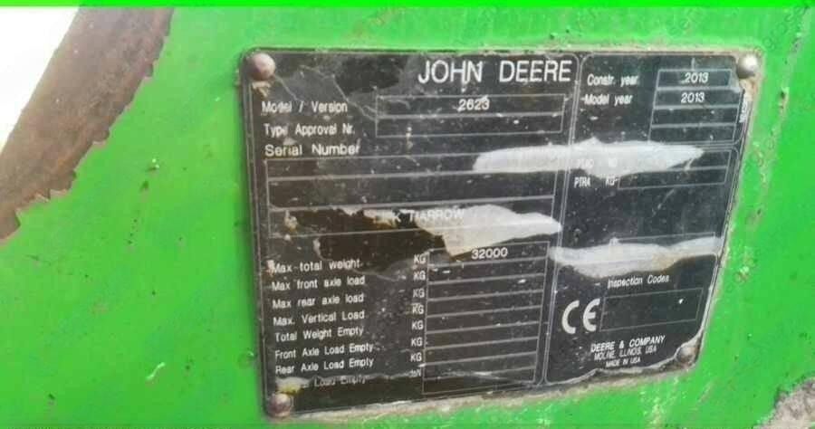 Борона дисковая John Deer 2623VT 2
