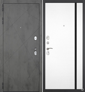 Входная Дверь Гранит Дуэт с панелью 053 Пиано белая толщиной 12мм.Три контура уплотнителей.Цена от 39 900