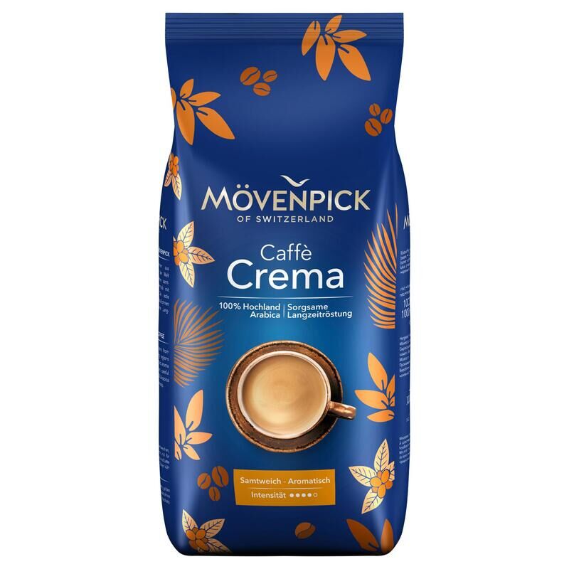 Кофе в зернах Movenpick Caffe Crema 100% арабика 1 кг
