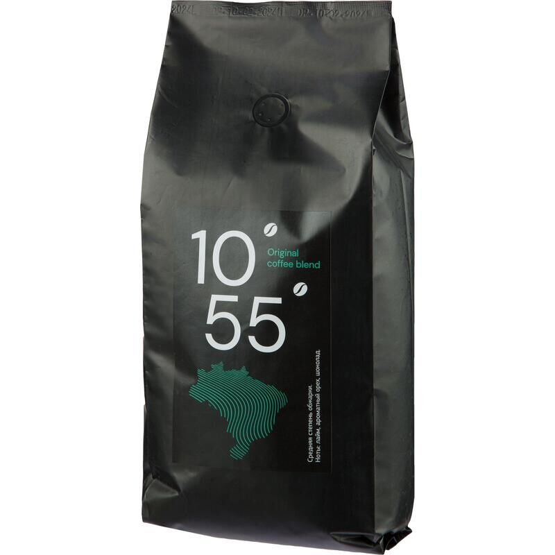 Кофе в зернах 10/55 Original coffee blend 100% арабика 1 кг Деловой стандарт
