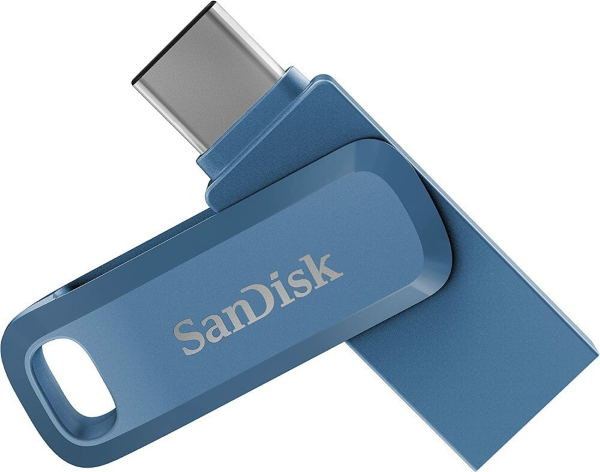 Накопитель USB 3.2 512GB SanDisk SDDDC3-512G-G46NB Dual Drive Go USB-C navy blue