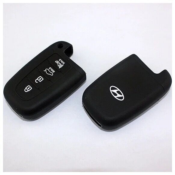 Чехол силиконовый для смарт-ключа Hyundai IX35, Sonata, Tucson, Kia, 4 кнопки 2