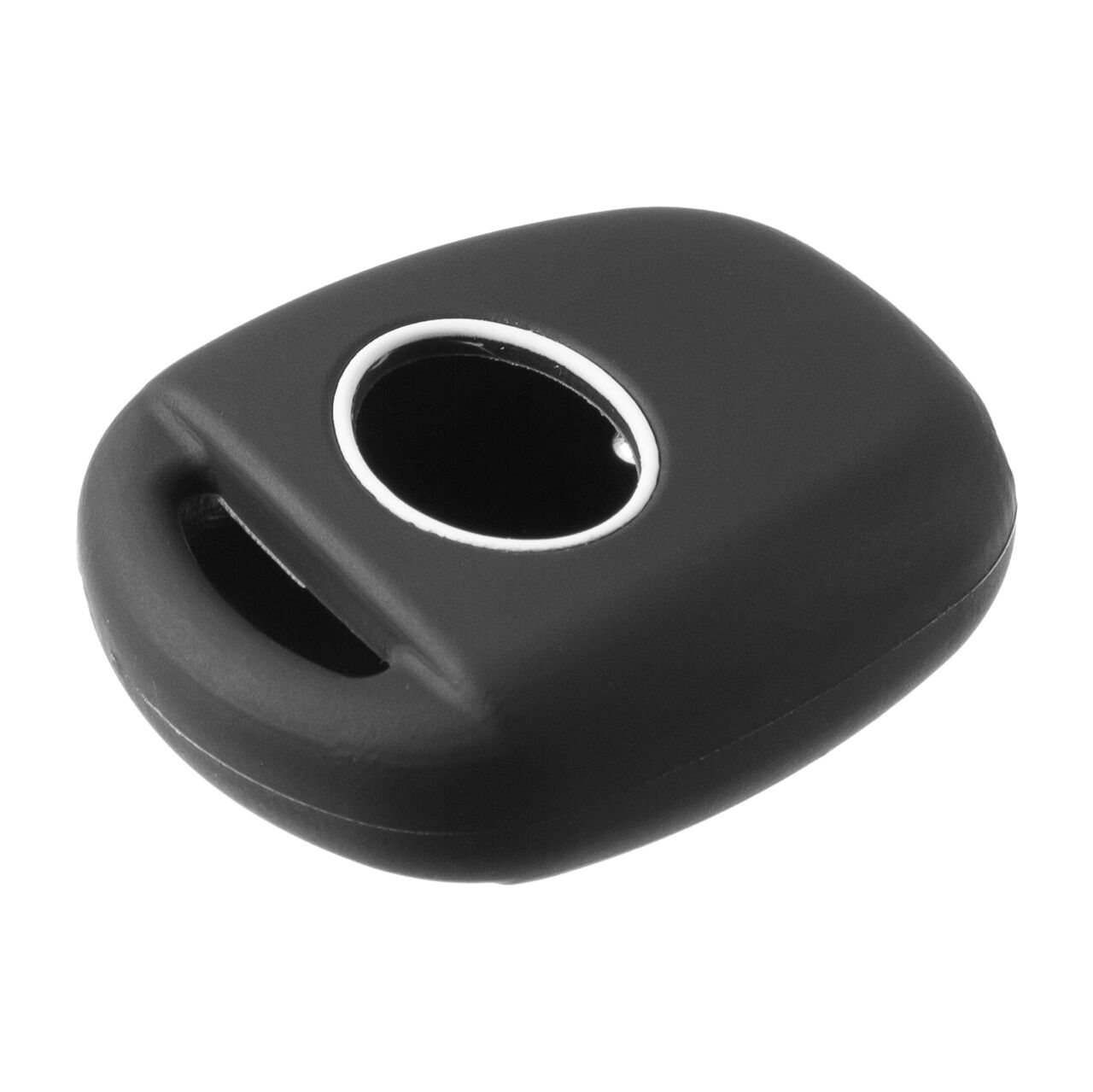 Чехол силиконовый к чип-ключу Toyota овальный, 2 кнопки, чёрный 2
