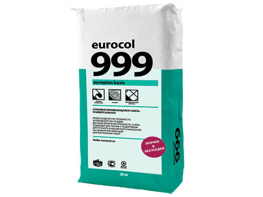 Сухая строительная смесь Forbo (Eurocol) 999 Europlan Basic 25 кг