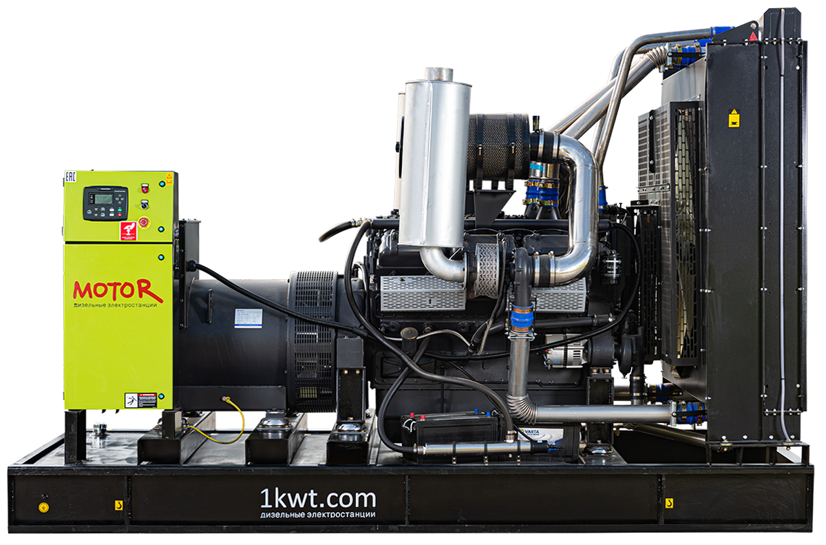 Дизельный генератор MOTOR АД720-T400 открытая 720 кВт Smart Gen