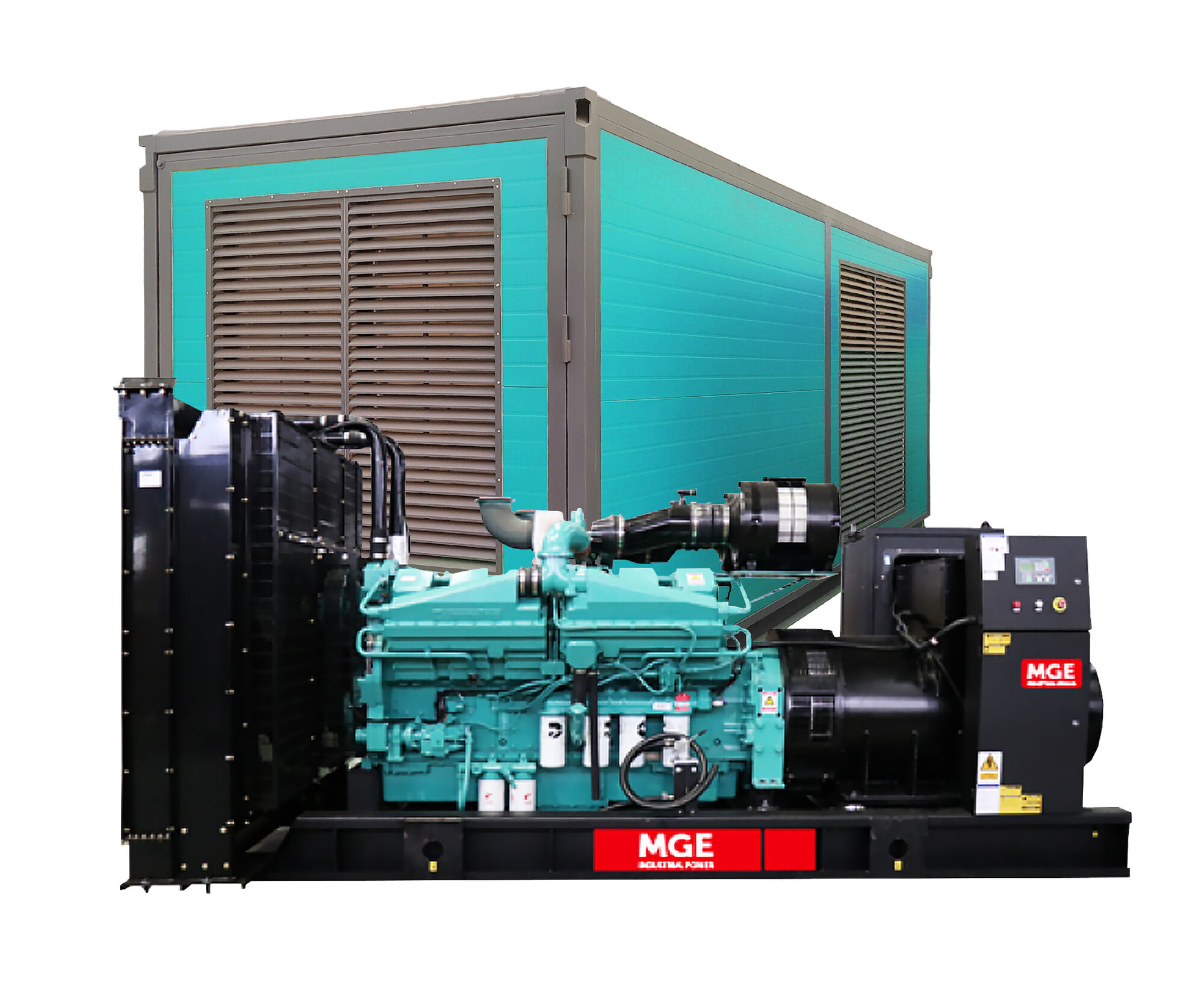 Дизельный генератор Cummins 833 DFHC в контейнере 720 кВт Power Command 990 л