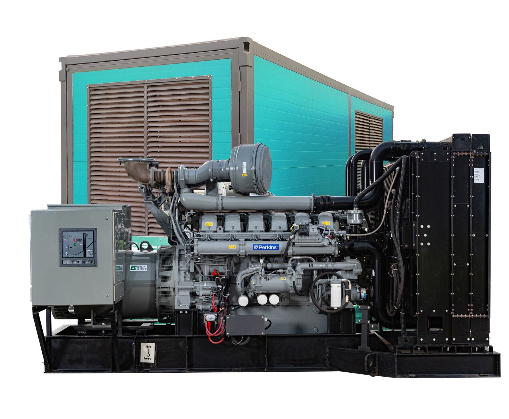Дизельный генератор MGEp800PS в контейнере 800 кВт DSE 1540 л