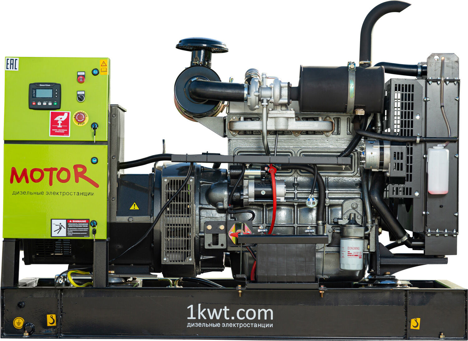 Дизельный генератор MOTOR АД60-Т400 открытая 60 кВт Smart Gen