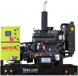 Дизельный генератор MOTOR АД16-Т400 открытая 16 кВт Smart Gen 