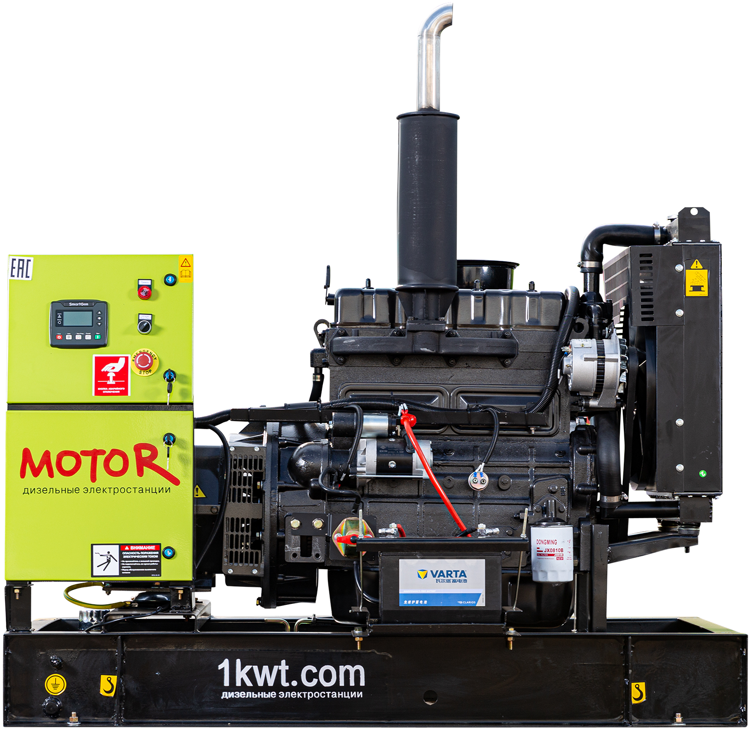 Дизельный генератор MOTOR АД30-Т400 открытая 30 кВт Smart Gen