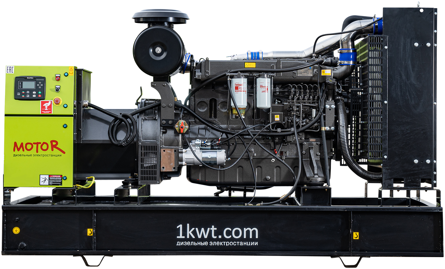 Дизельный генератор MOTOR АД200-Т400 открытая 200 кВт Smart Gen 420 л