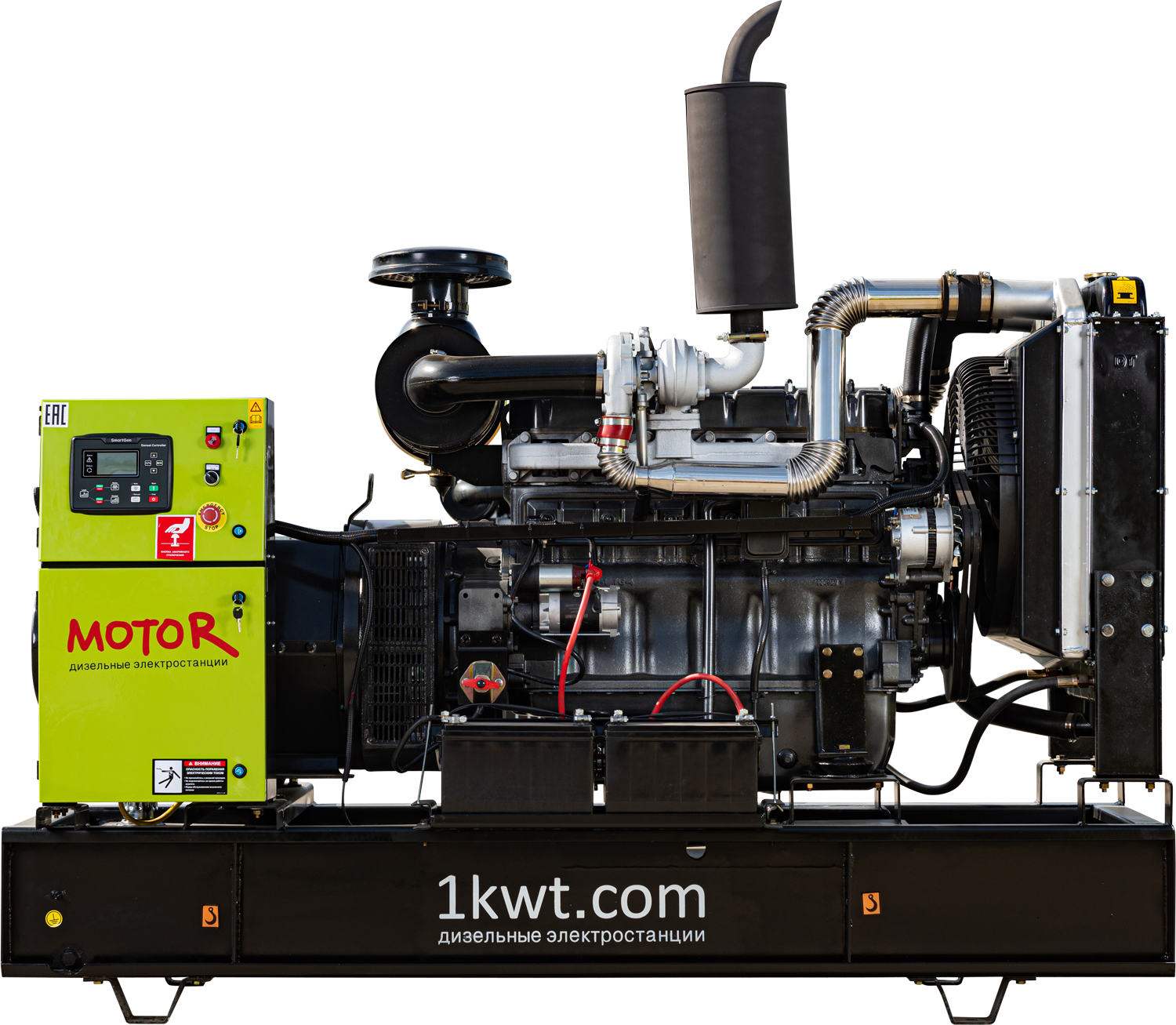 Дизельный генератор MOTOR АД120-Т400 открытая 120 кВт Smart Gen
