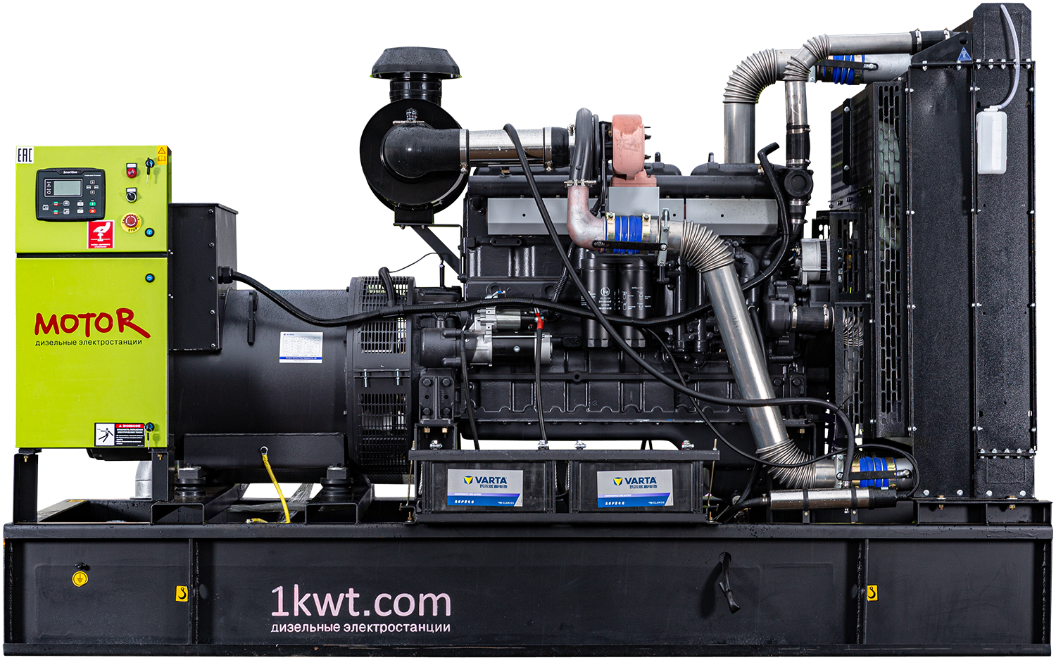 Дизельный генератор MOTOR АД400-Т400 открытая 400 кВт Smart Gen 600 л