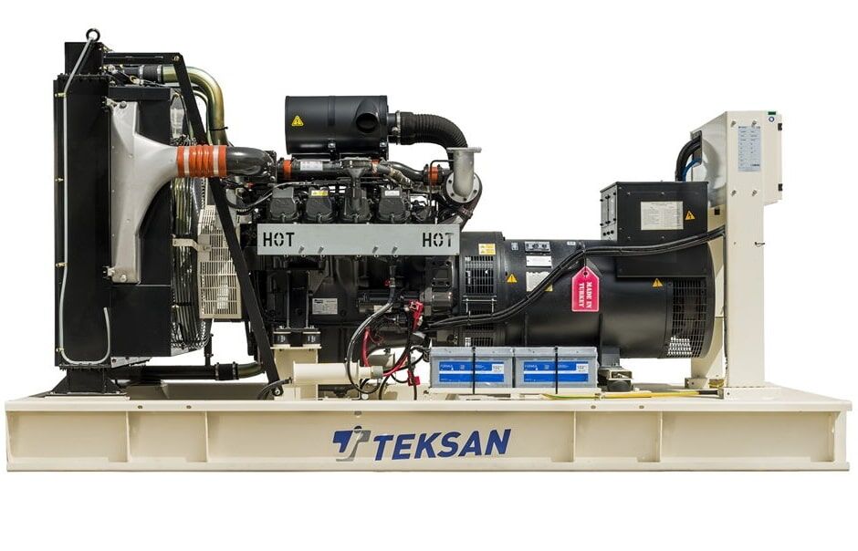 Дизельный генератор Teksan TJ450DW5L открытая