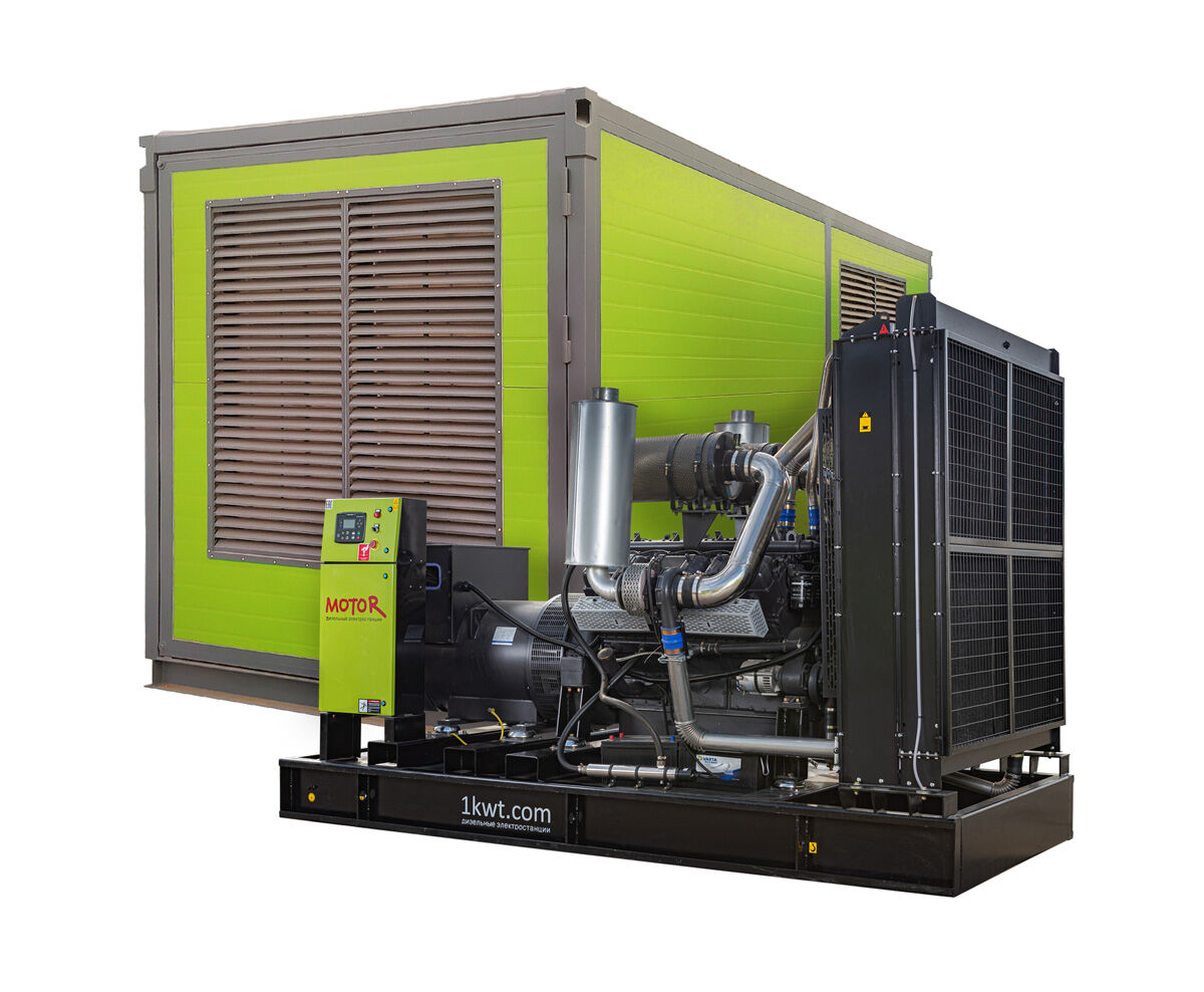 Дизельный генератор MOTOR АД720-T400 в контейнере 720 кВт DSE 1500 л