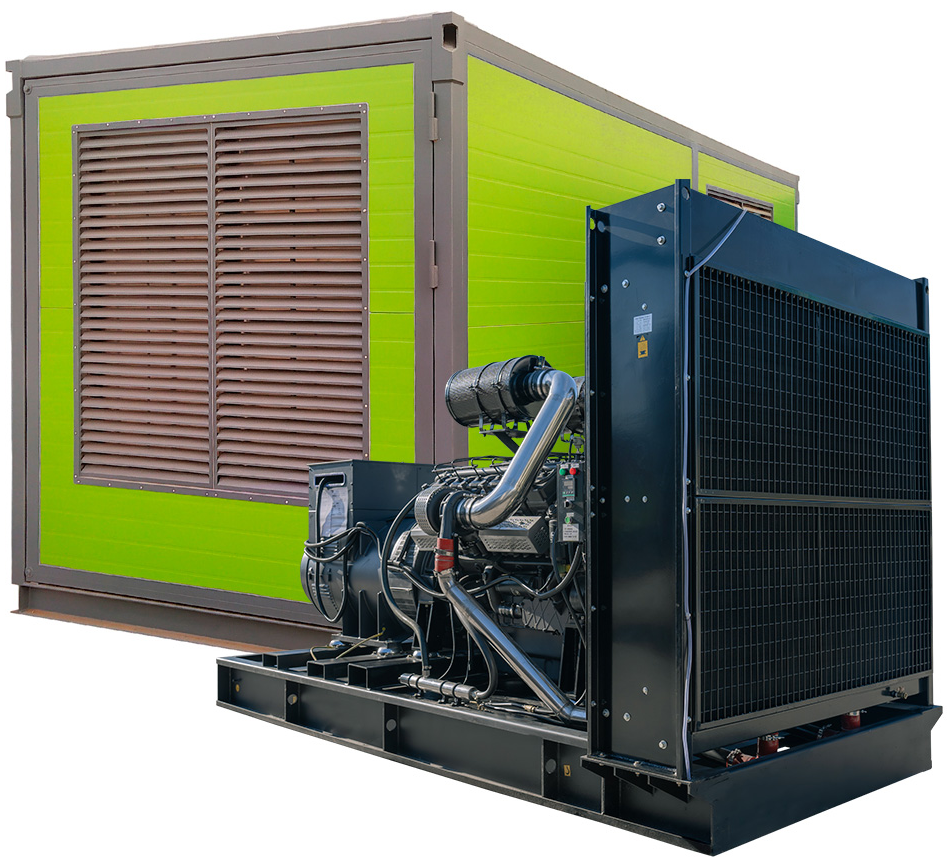 Дизельный генератор MOTOR АД800-T400 в контейнере 800 кВт Smart Gen 650 л