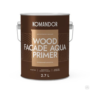 Антисептик грунтовочный Wood Façade Aqua Primer 2,7 л 