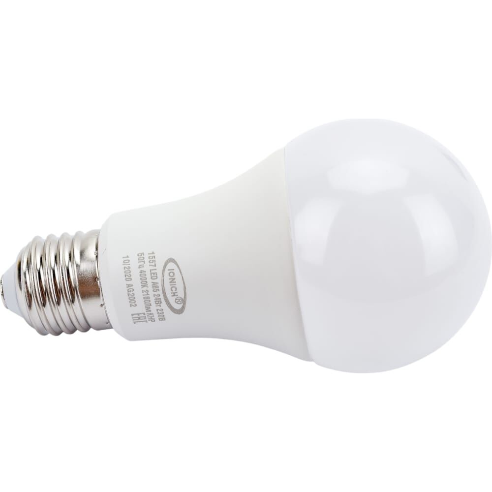 Светодиодная лампа общего назначения IONICH ILED-SMD2835-A65-24-2160-230-4-E27