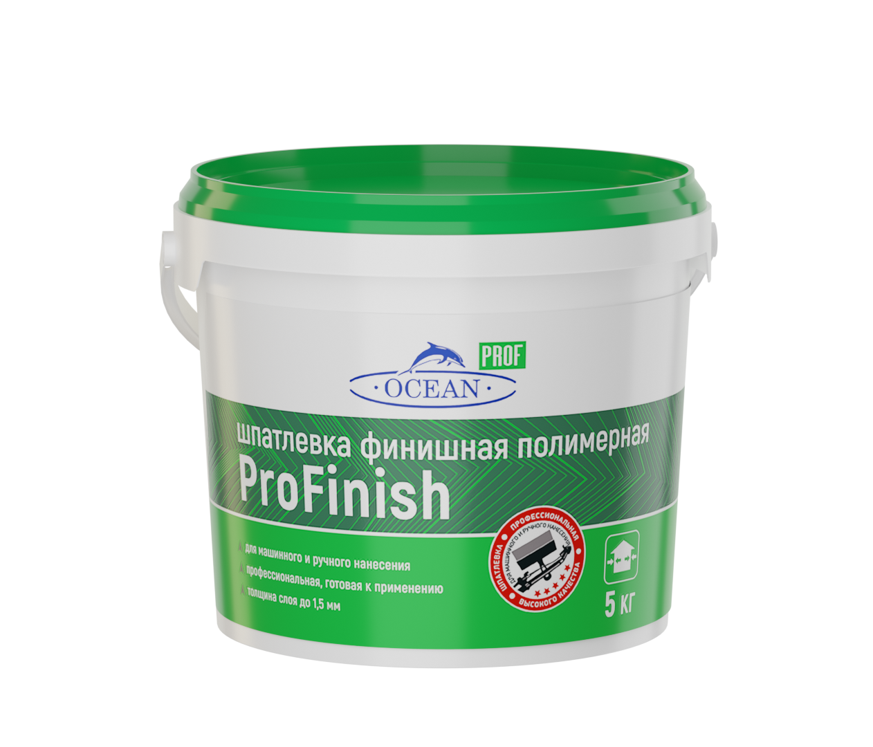Шпатлевка финишная полимерная "ProFinish" 5 кг, 20 кг 2