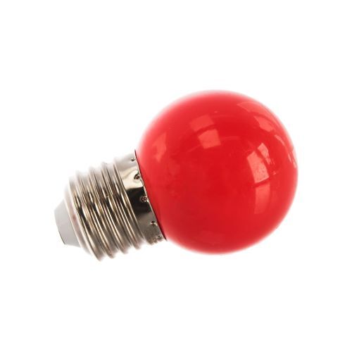 Лампа светодиодная LED 1Вт Е27 красная
