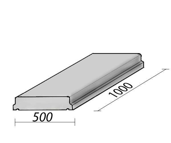 Форма для парапетной плиты ПП500/3 (ПП10.5)