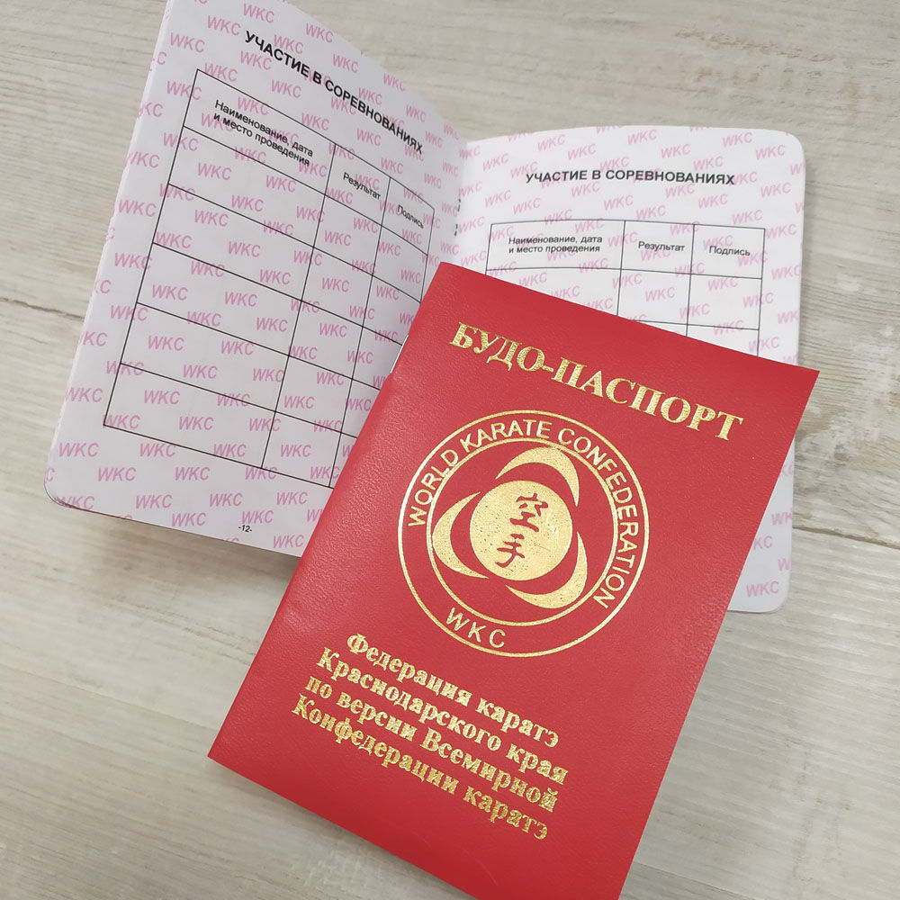 Будо паспорт изготовление на заказ