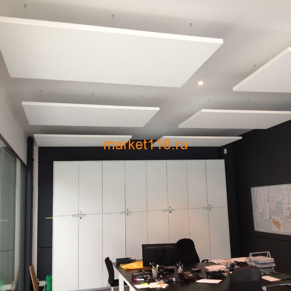 Потолок подвесной Ecophon Solo Light Rectangle 1192x2392x40